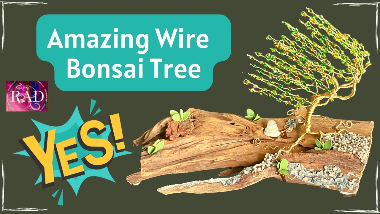 How to Make a Beaded Bonsai Tree (Wire and Beads Bonsai Tree Tutorial)