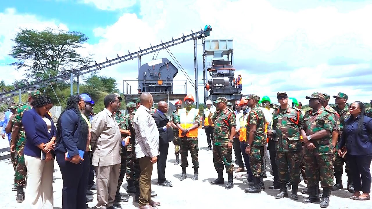 MKUU WA MAJESHI YA ULINZI CDF MKUNDA ATINGA SHIRIKA LA MIZINGA KUJIONEA MRADI WA KOKOTO AFUNGUKA