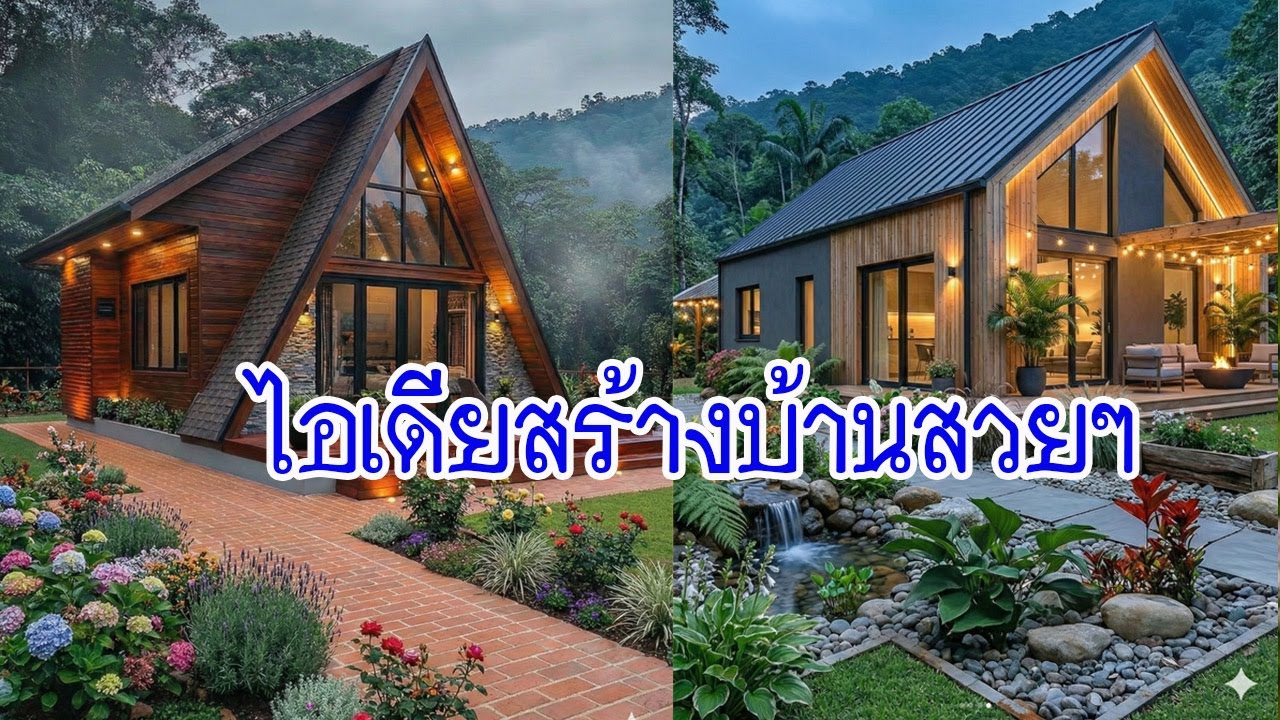 ไอเดียสร้างบ้านสวยๆ #บ้าน #สวน #home #garden #homedecor