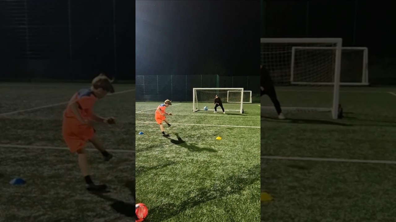 The Art of taking a penalty ✨️⚽️ #footballtraining #penalty #goals #nevergiveup