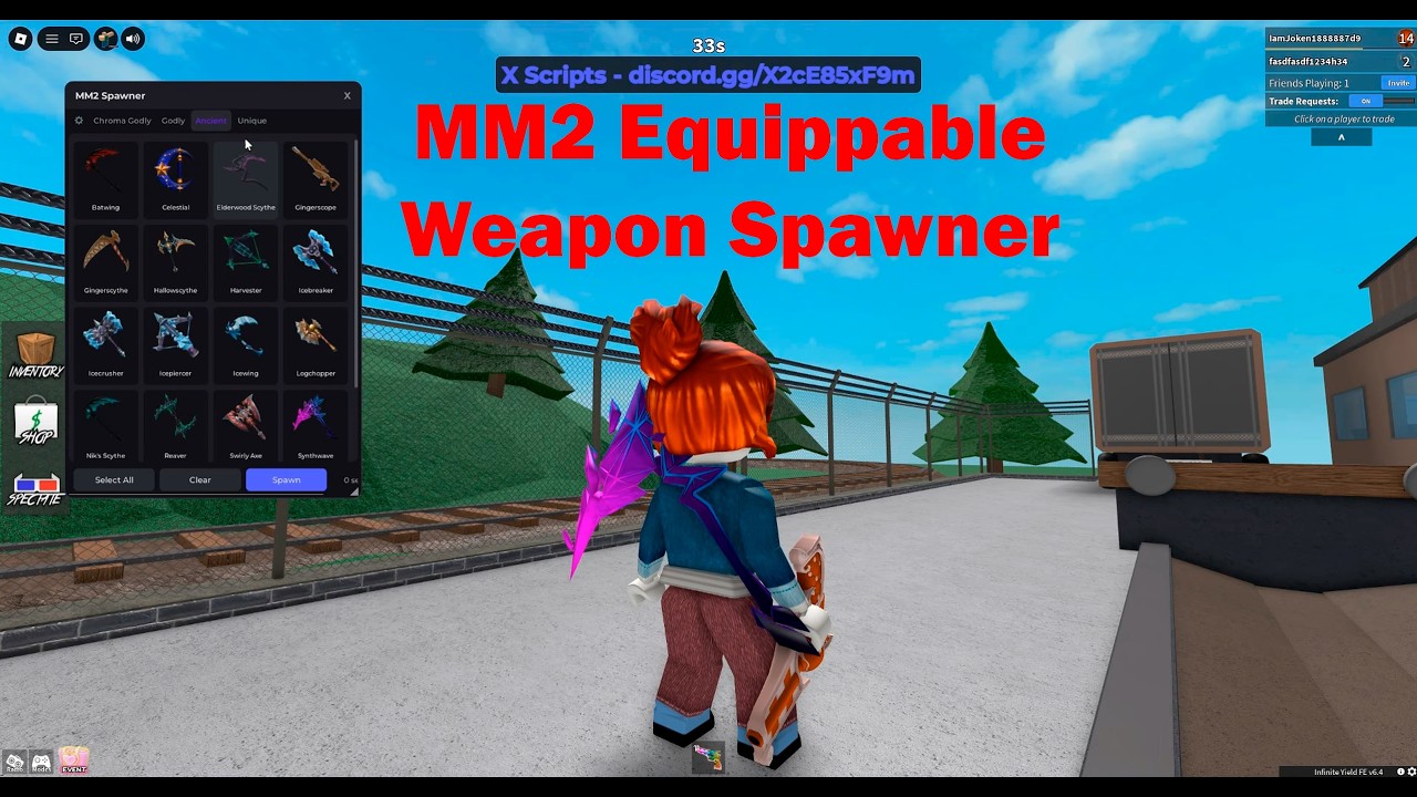 MM2 Equippable Weapon Spawner - 2026