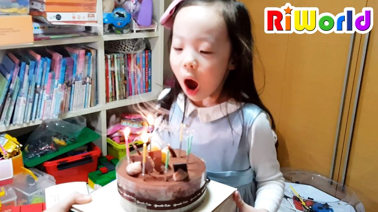 서프라이즈 생일 파티 ! 생일 축하 합니다~!  리원이의 7살 생일파티 감동 영상 Happy Birthday to RIWON