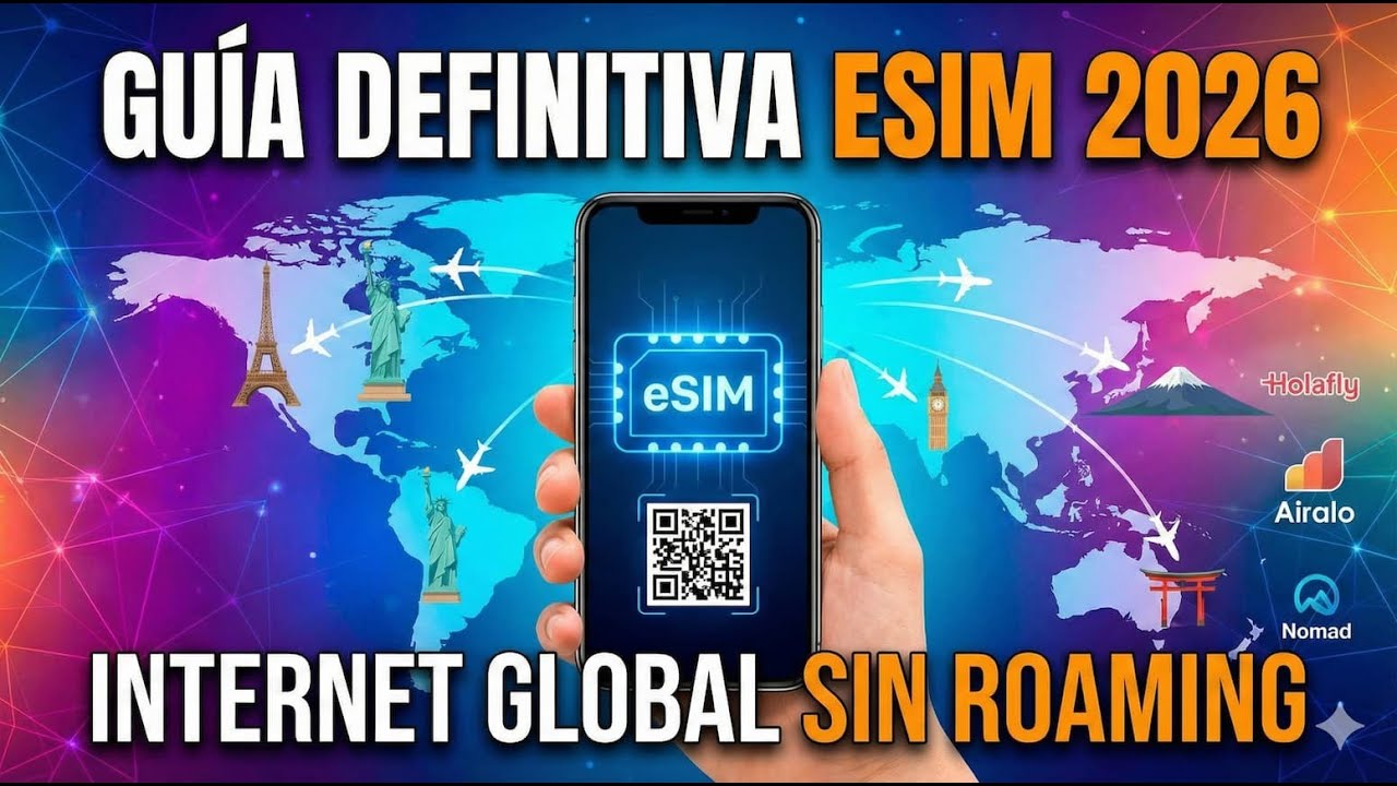 Guía de eSIM para viajes 2026: Cómo tener internet en todo el mundo