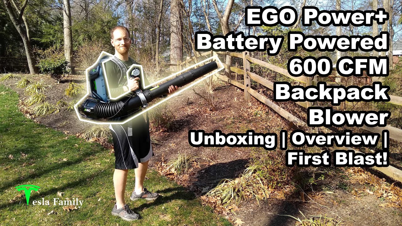 EGO Power+ Battery Powered 600 CFM Backpack Blower | Unboxing | Overview | First Blast!