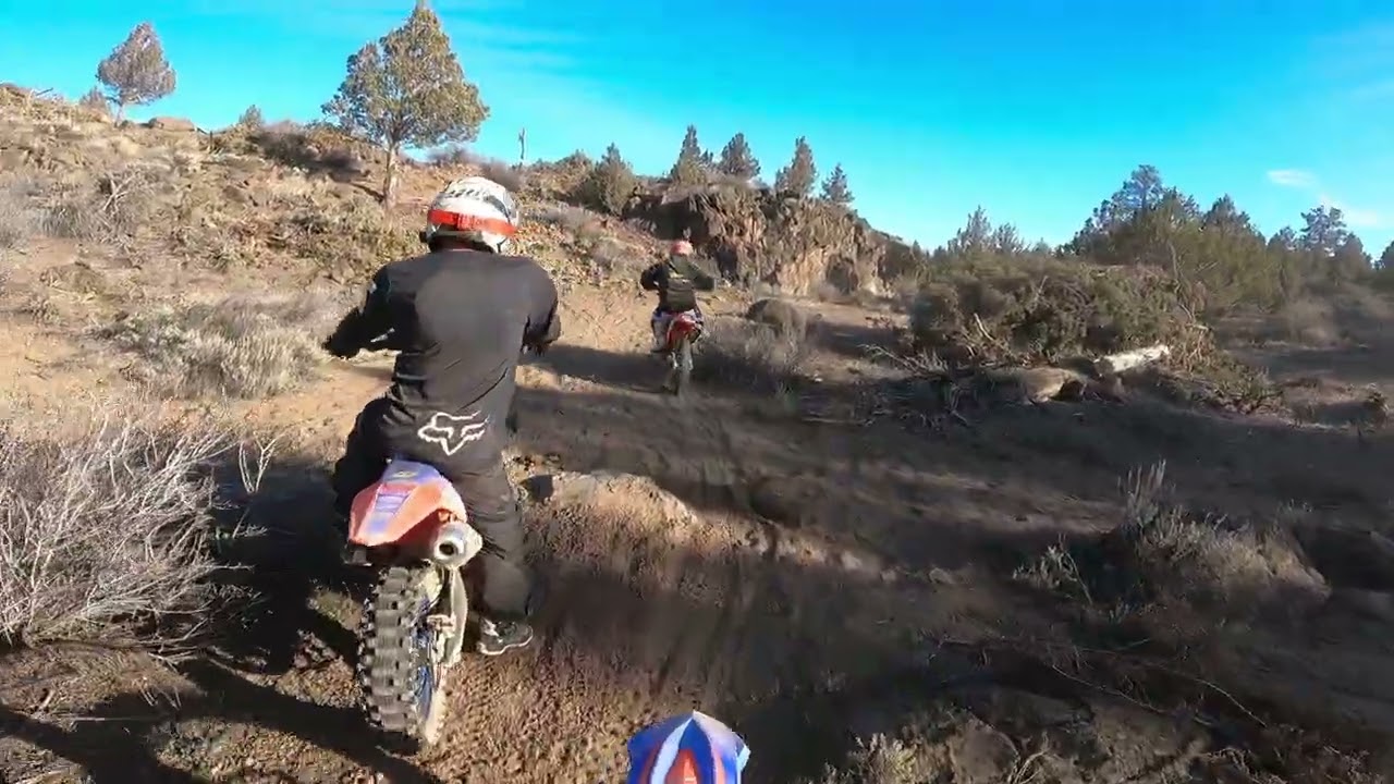 After demo ride on some of the good trails with the beta crew! Dan let me borrow the 350