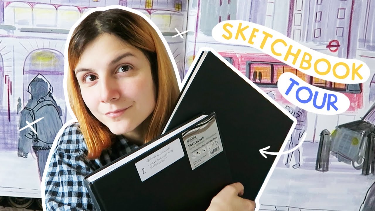 SKETCHBOOK TOUR | Two Full Months of Observational Drawings in the Train Stations of London