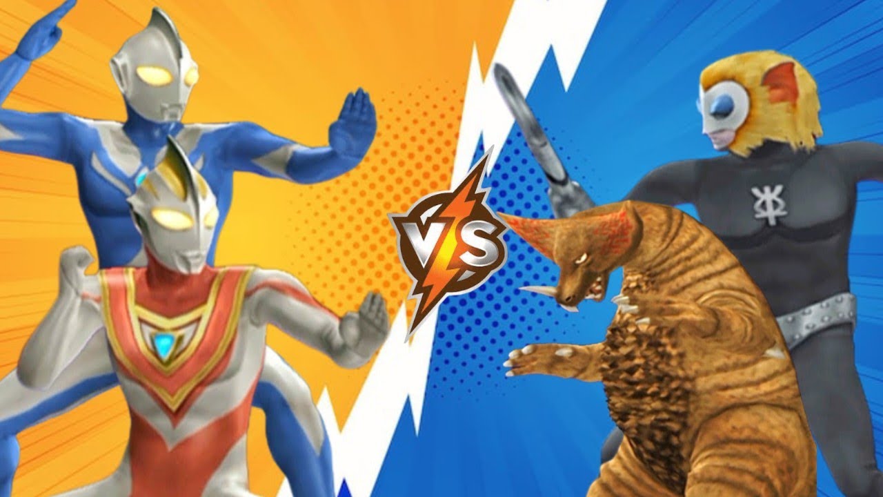 Ultraman Gaia vs Gomora, Ultraman cosmos vs Alien magma 