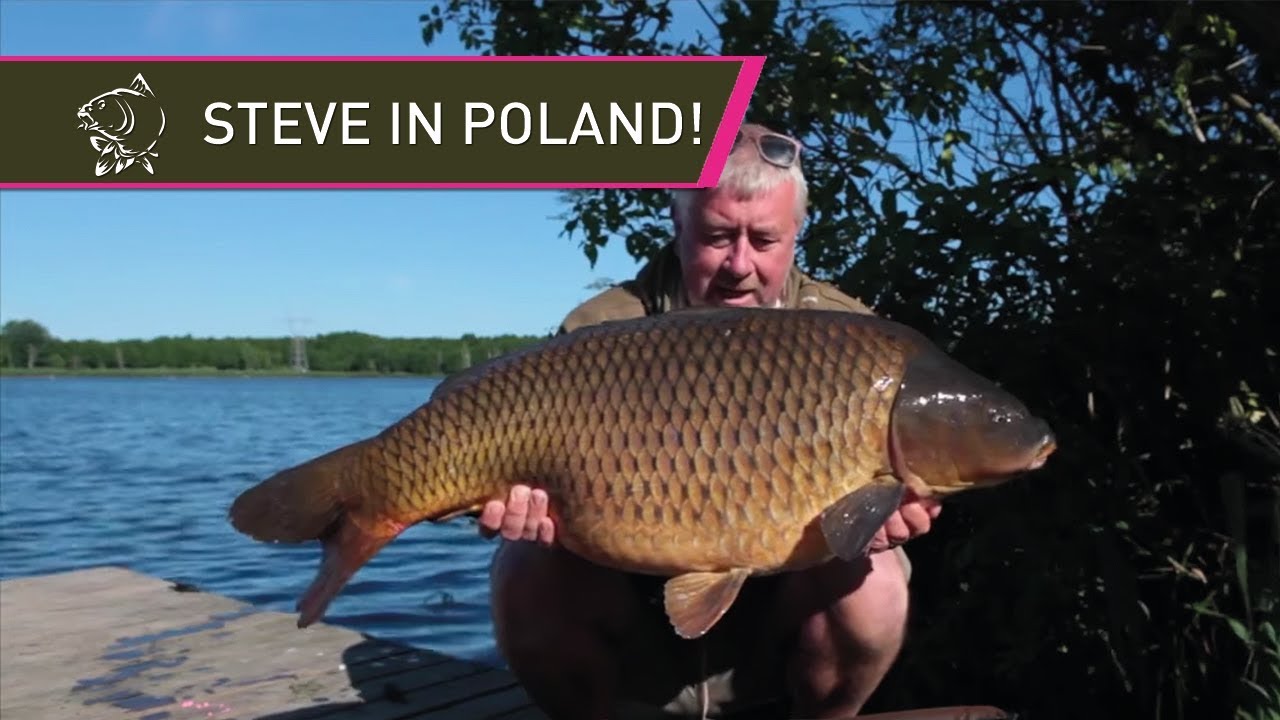 Steve Briggs at Goslawice Lake in Poland - BIG CARP!