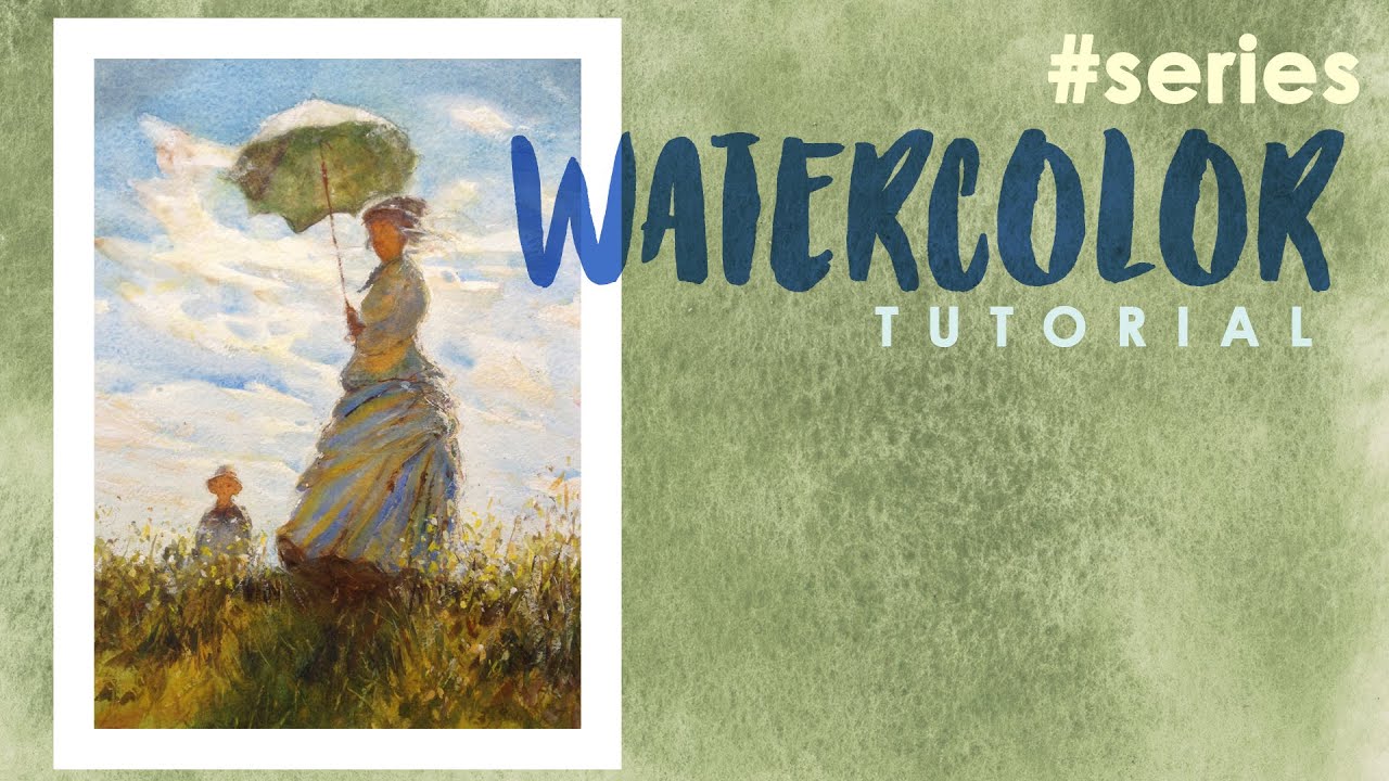 Watercolor Painting | How to learn from MASTERS | Claude Monet
