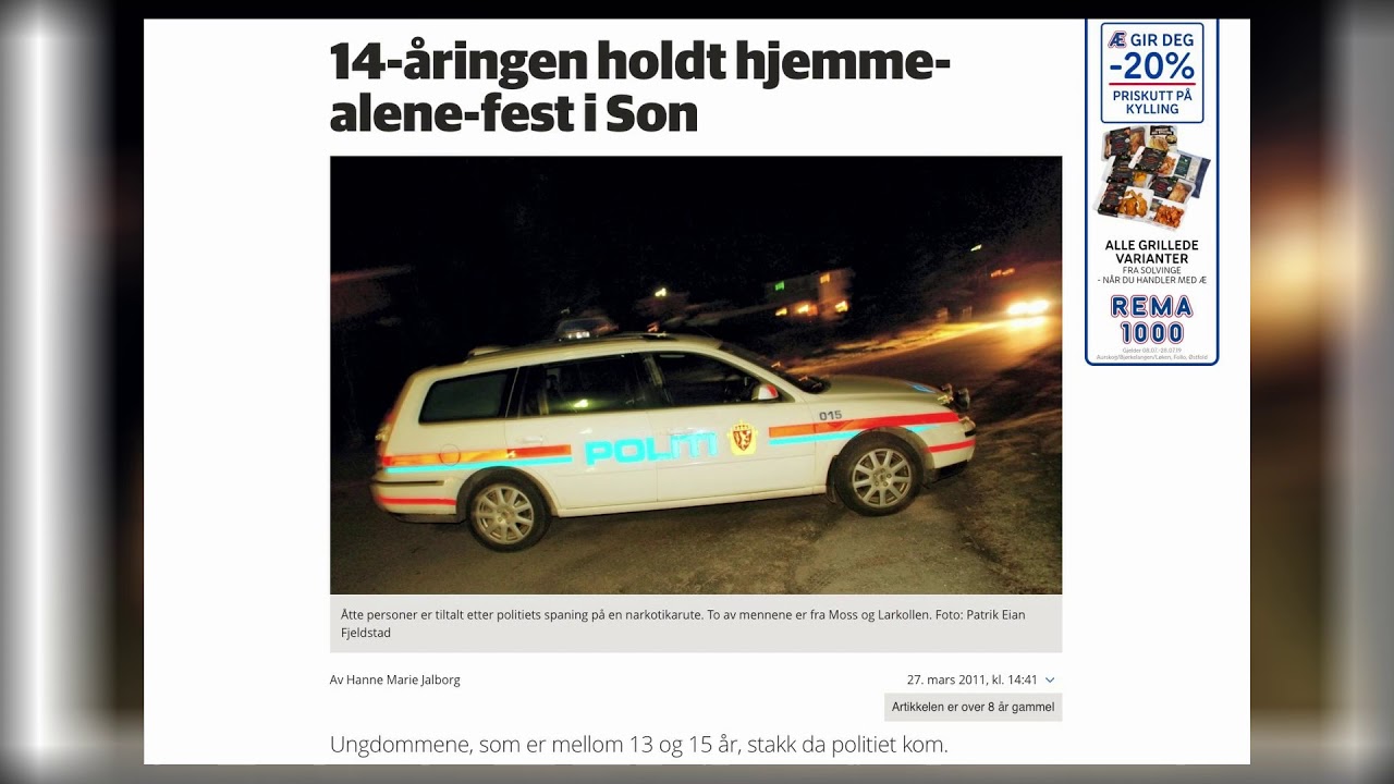 Barnas fester er ditt ansvar!