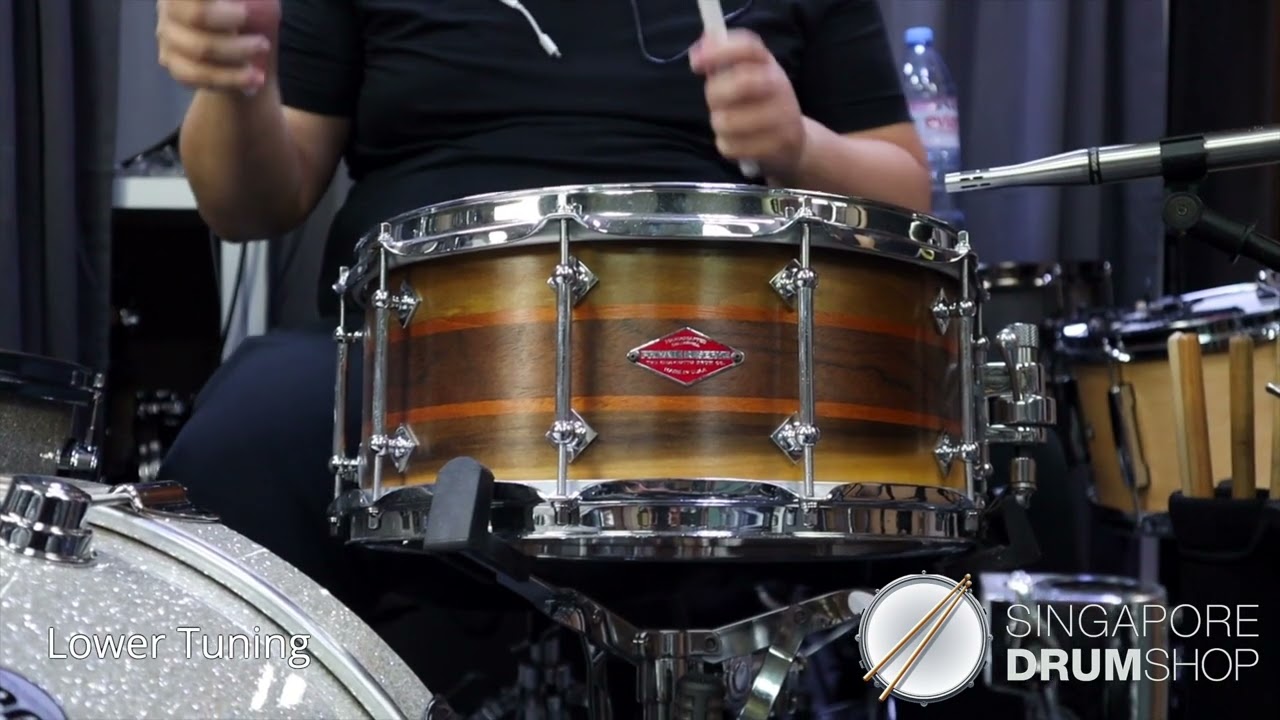 Craviotto Private Reserve 5-Way Stacked Solid Poplar/Mahogany/Walnut 14x6.5 Snare Drum