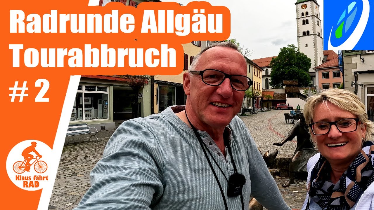 Radrunde Allgäu - EXIT in Wangen - Etappe 2 von Bad Wurzach nach Wangen