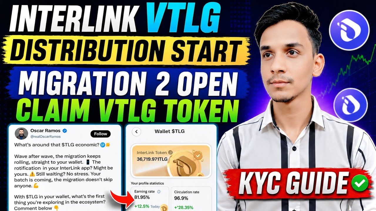 INTERLINK 2ND MIGRATION START💯INTERLINK NETWORK KYC VERIFICATION TIPS📌INTERLINK ITLG DISTRIBUTION