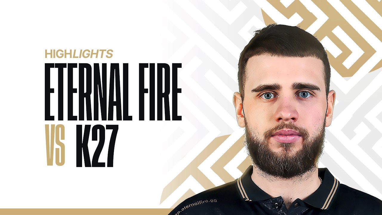ETERNAL FIRE vs. K27 - 1.Map Ancient - CCT Season 3 Europe Series 18