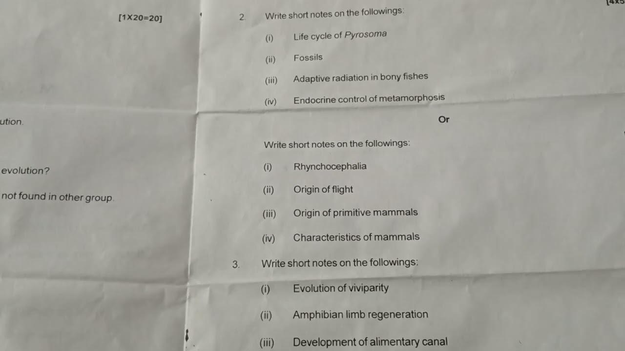M.Sc Zoology (Final), RRBMU