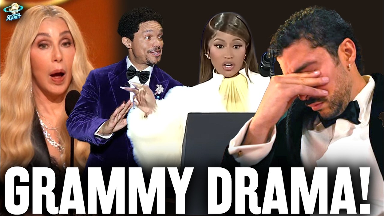 Bad Bunny CRIES! Nicki Minaj CRASHES OUT Over Trevor Noah! Cher Flubs! All The Grammy Drama!