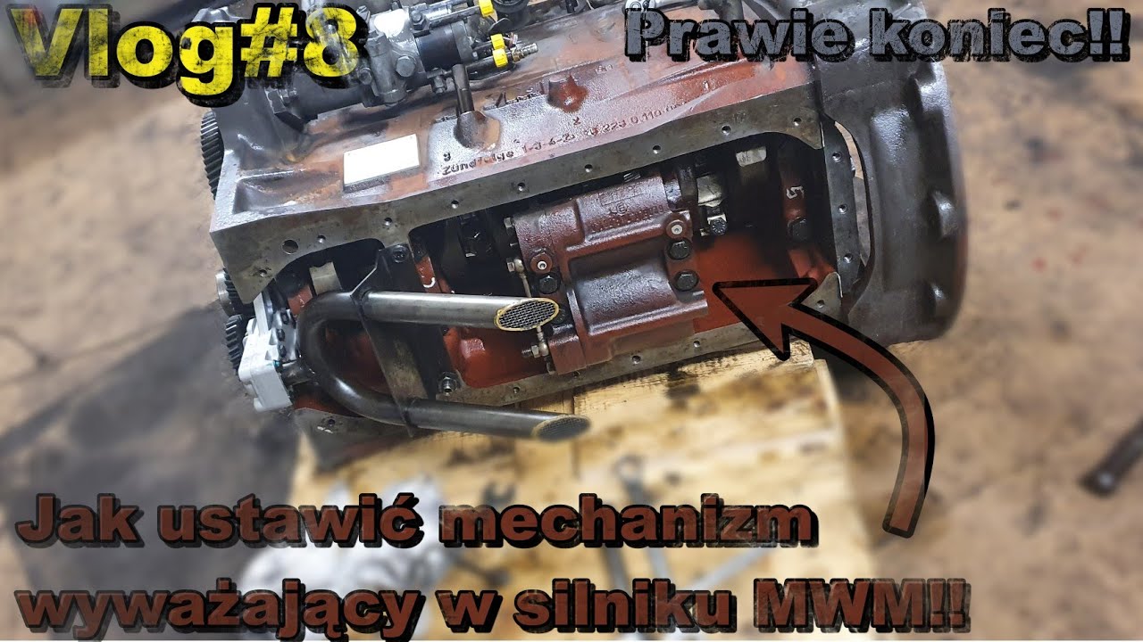 Jak ustawić mechanizm wyważający w silniku MWM!!//MWM TD266-4//Prawie koniec remontu!!//Vlog#8