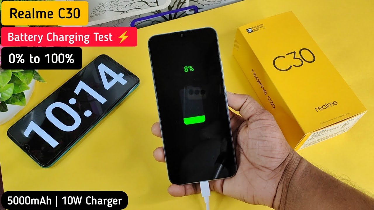 Realme C30 Charging Test ⚡ | 0 to 100% | 5000mAh 10W | Hindi