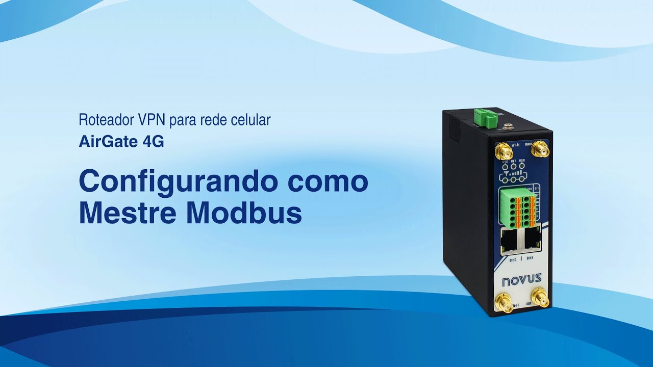 AirGate 4G - Configurando como Mestre Modbus | Portugu&ecirc;s