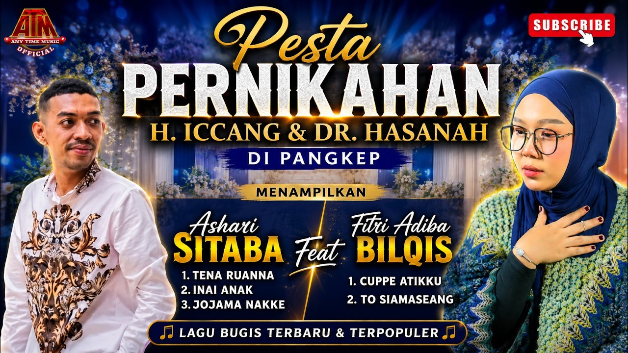 Konser Ashari Sitaba & Fitri Adiba Fitri Dalam Acara Pernikahan H. Iccang & DR. Hasanah di Pangkep