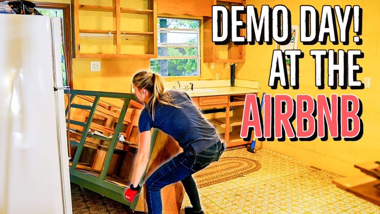 Pt 2: Demo Day Begins! | Lakeside Bungalow AirBnb