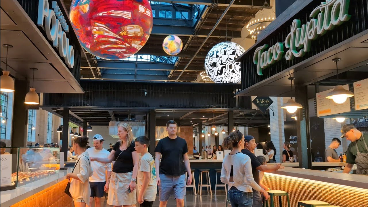 Toronto's Trendiest Eats: A Delicious Tour of the New Waterworks Food Hall 🇨🇦
