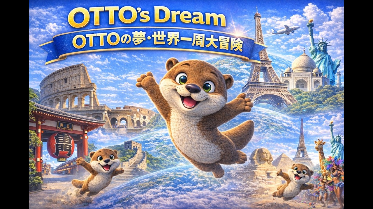 OTTOの夢・世界一周大冒険｜Run For Your Dream 🌍OTTO’s Dream Around the World | Inspirational Animation