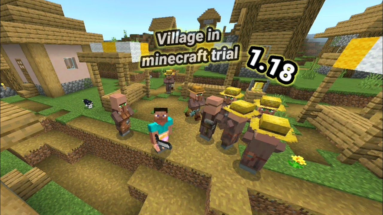 C&aacute;ch t&igrave;m ng&ocirc;i l&agrave;ng (village) trong Minecraft trial 1.18