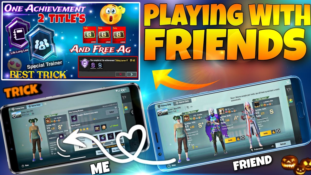 ✅ How To Play Brother In Arm's With FRIEND 😳| Complete Life-long-learner & Star-Trainer With FRIEND
