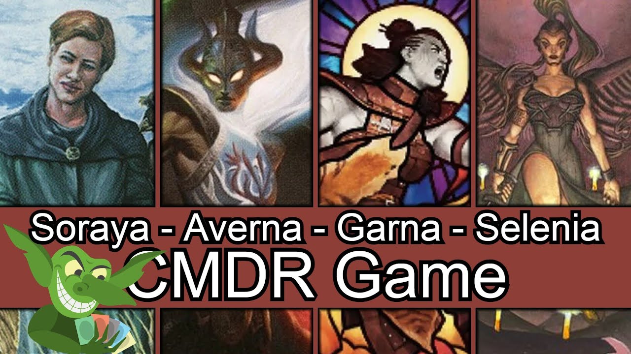 More Holiday Hijinks! Soraya vs Averna vs Garna vs Selenia #edh #cmdr game play