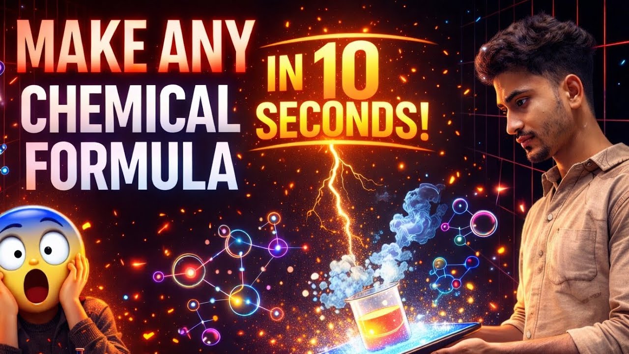 😱30 Second Trick🔥 Chemical Formula Banana Ab Bachon Ka Khel! (30 Sec Trick) 🧪|trick- class-(9/10)