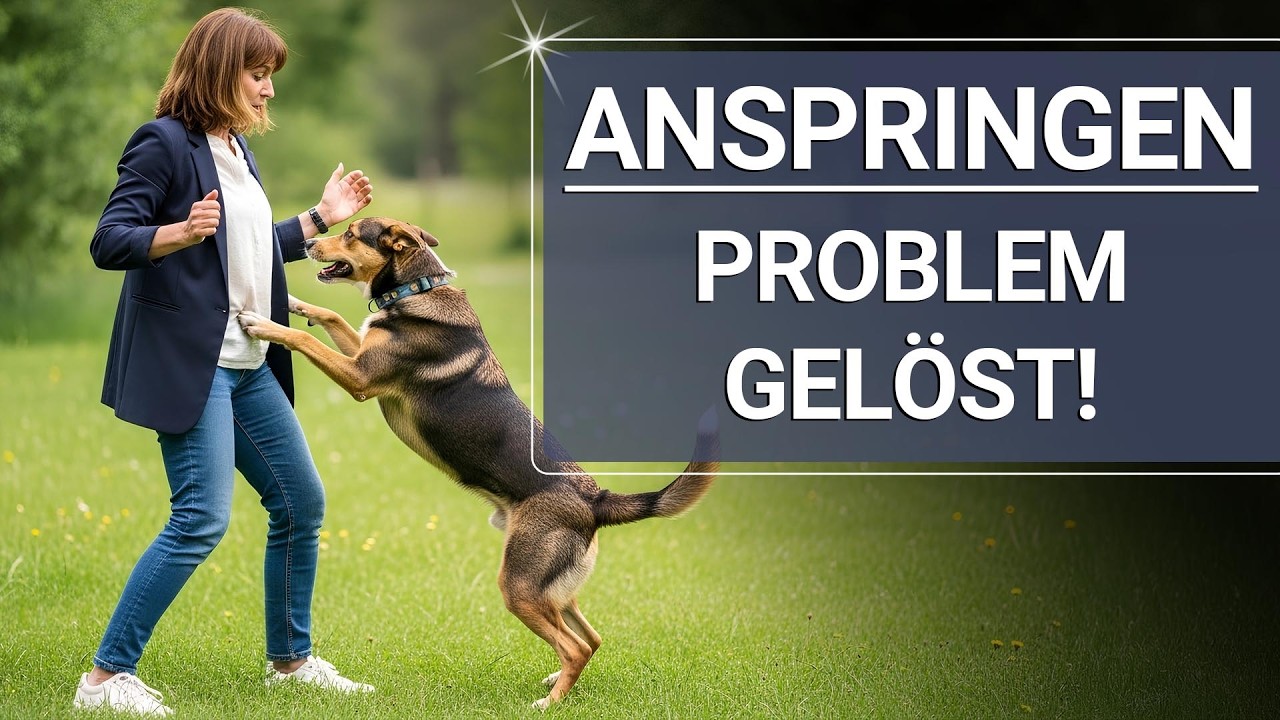 💥🐶 Hund springt hoch 👉 Der wahre Grund und wie du es stoppst! 🐶💥✔️