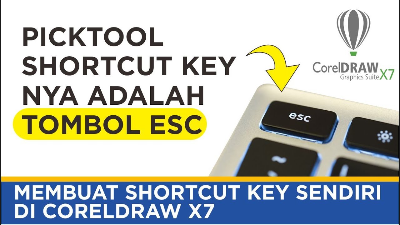 [ 3 MENIT ] CARA MEMBUAT SHORTCUT CORELDRAW X7 ~ Rahasia Desain Cepat di Coreldraw Trik CorelDRAW ~