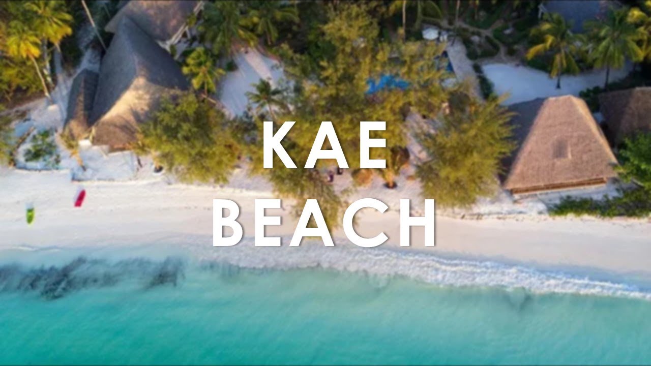 BEST BEACH with TURQUOISE WATER 🌊 - Kae Beach, Zanzibar, 4K