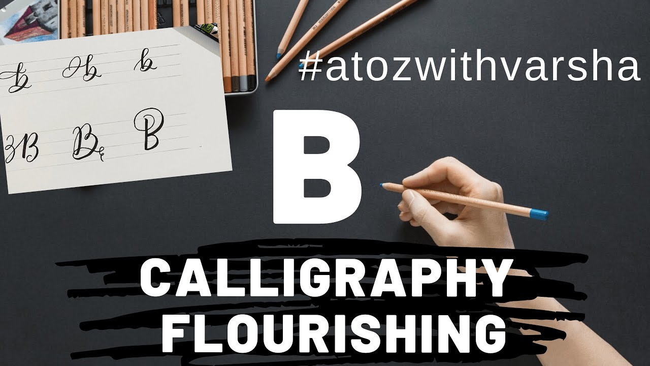 Letter B | calligraphy letter a to z| learn calligraphy online