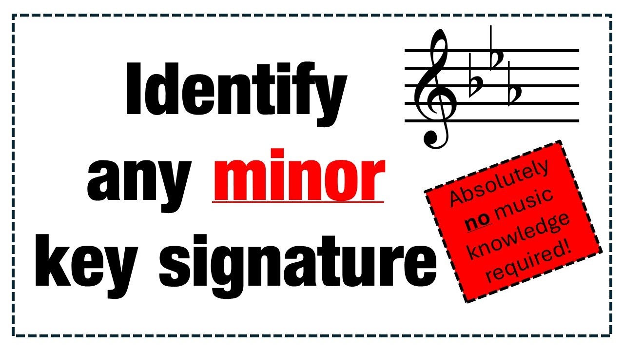 Identify any MINOR Key signature!