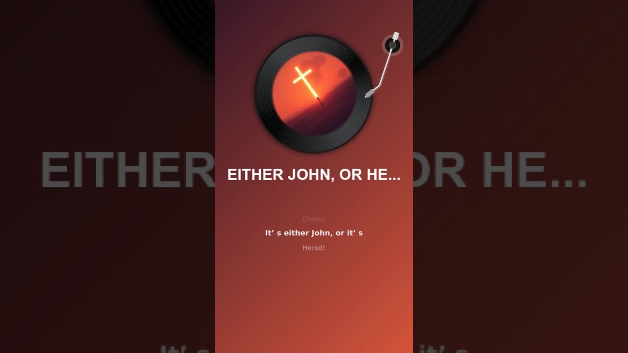 EITHER JOHN, OR HEROD