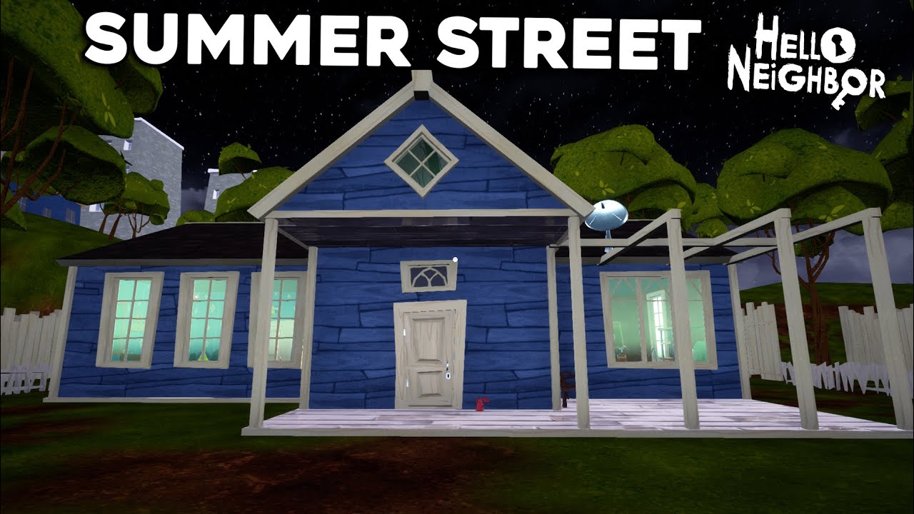 HELLO NEIGHBOR - SUMMER STREET MOD GAMEPLAY