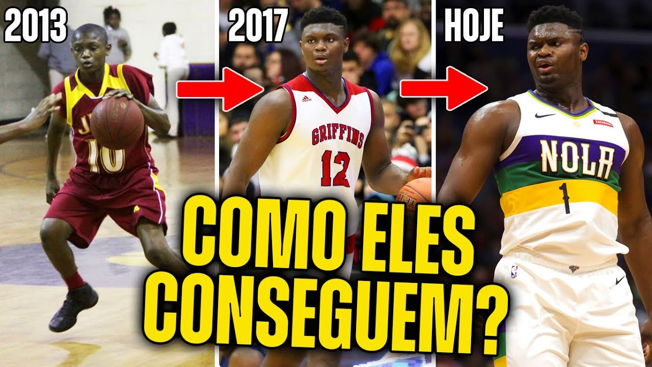 COMO OS JOGADORES DA NBA CRESCERAM TÃO RÁPIDO? 🤔🏀