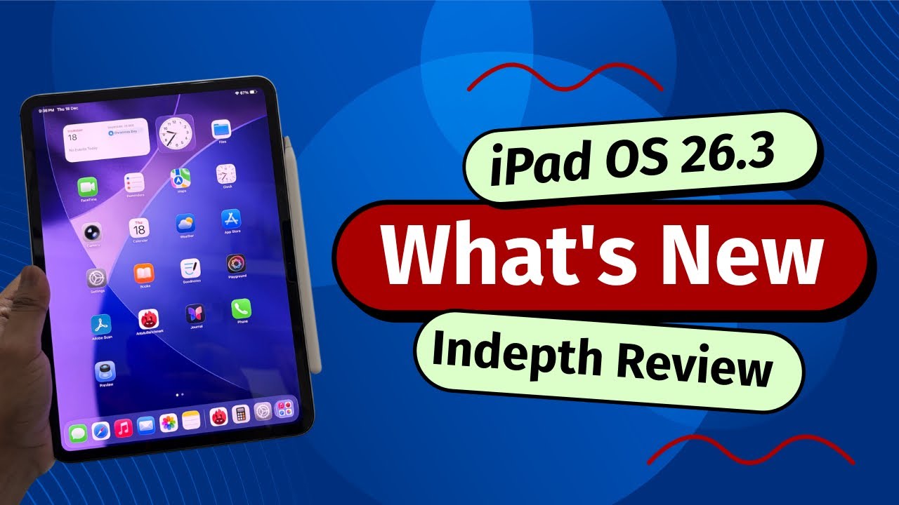 iPad OS 26.3 Released🔥| All New Features & Battery🔋etc.🔥#ipad #ipadpro