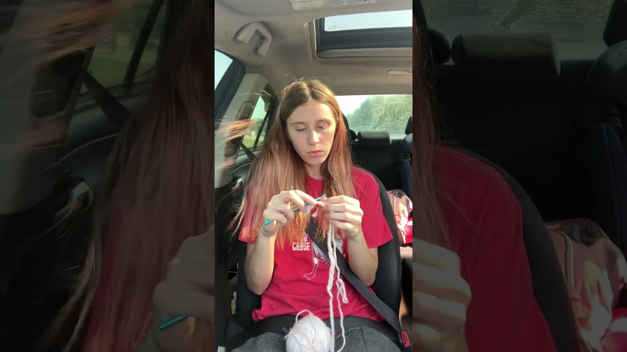 Crocheting in Real Time! #crochetting #crochet #yarn