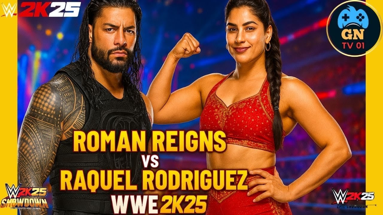 WWE 2K25: Roman Reigns vs. Raquel Rodriguez &ndash; Battle for Supremacy | April 23, 2025