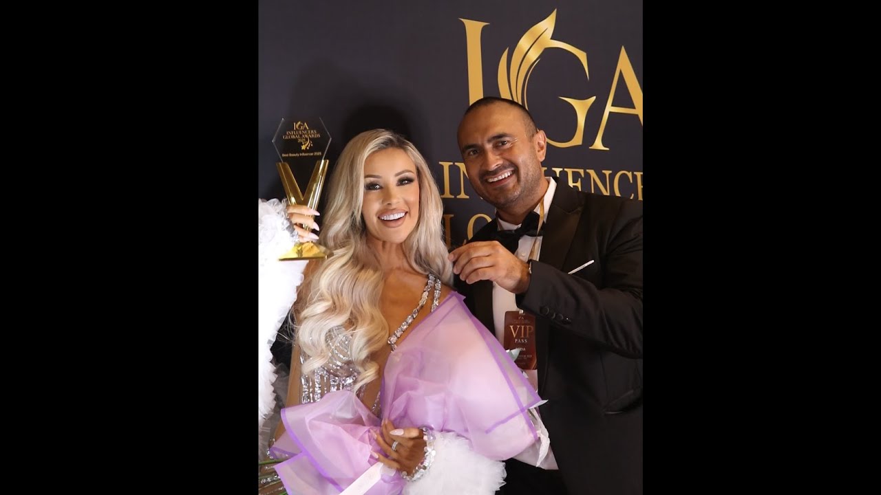 Lisa Opie securing Beauty Influencer of the Year 2025