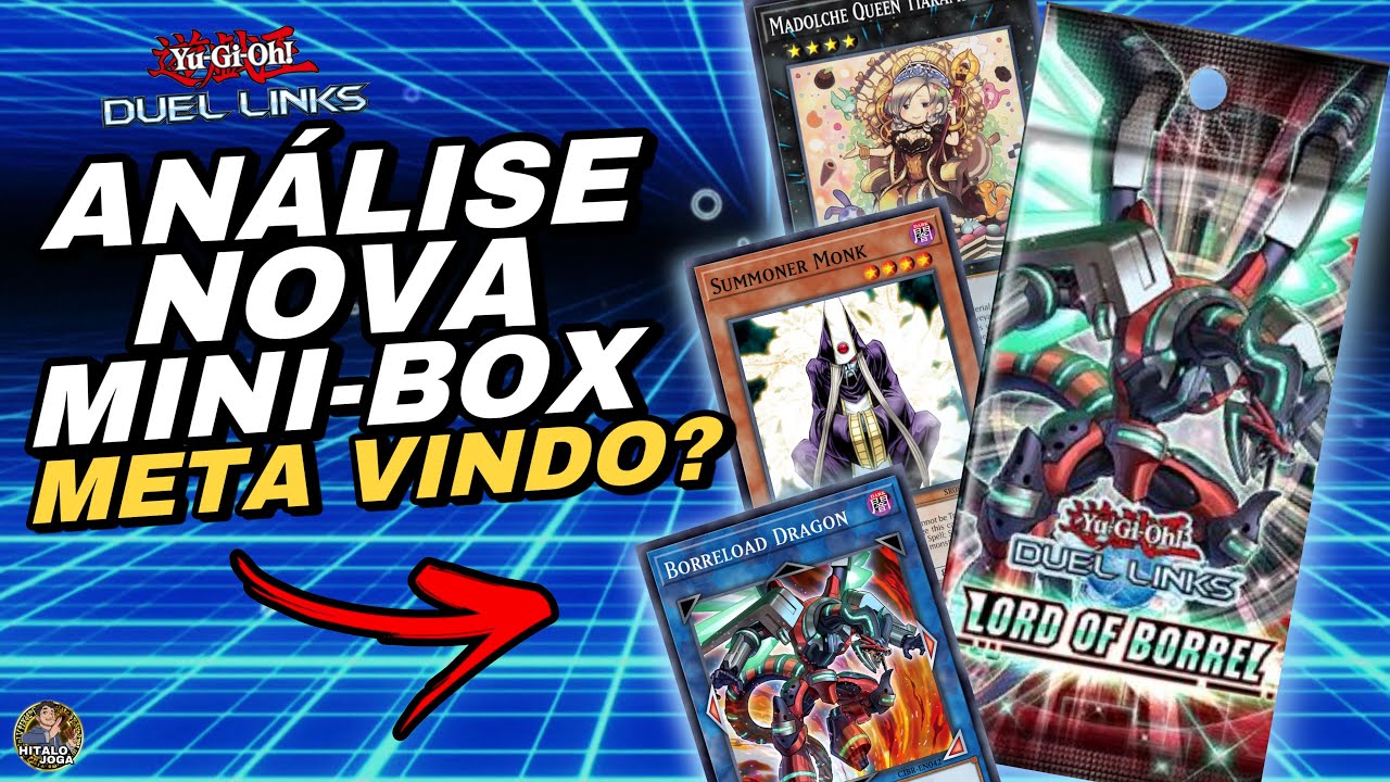 ANÁLISE NOVA MINI BOX: LORD OF BORREL! DECK META DE MINI BOX?! DUEL LINKS