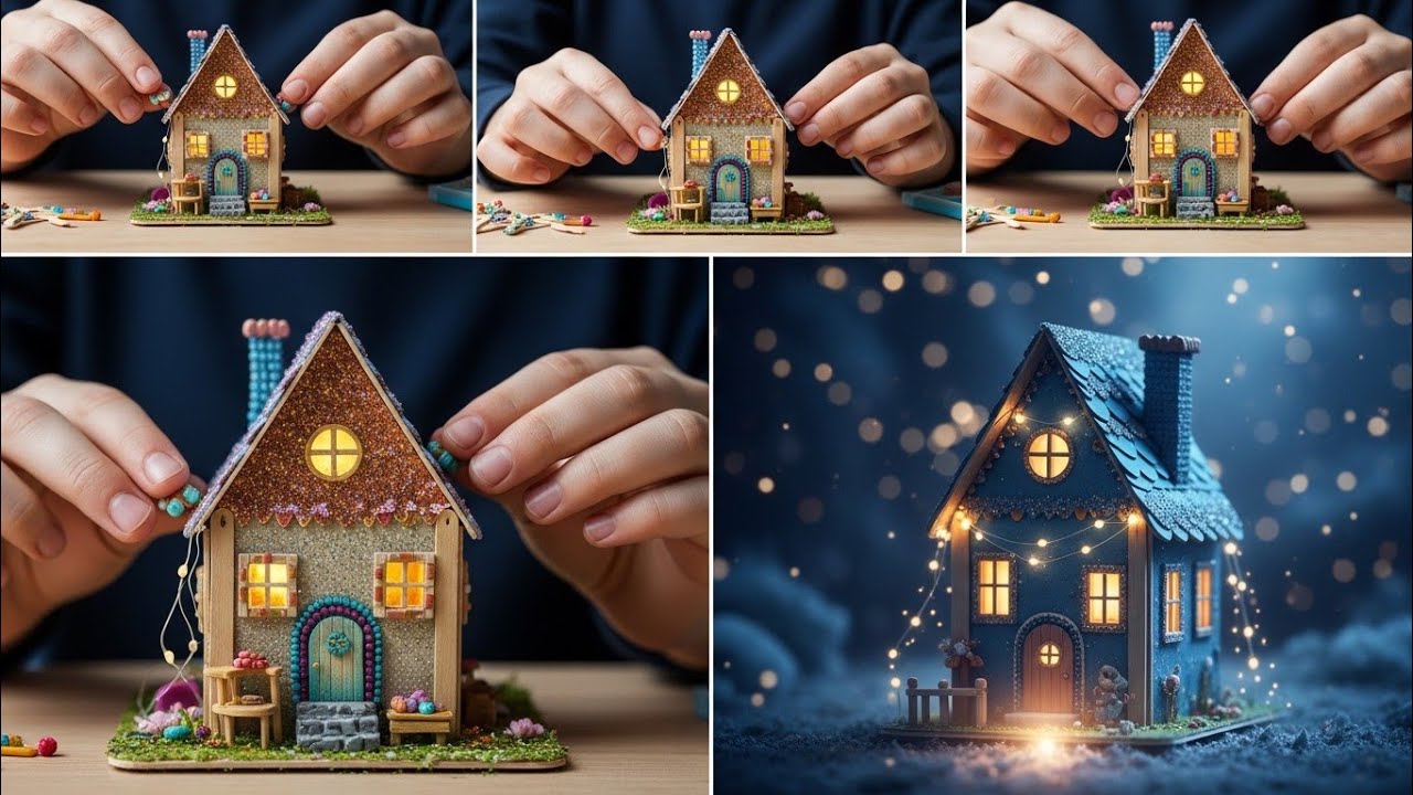 Tiny Hands Build a Beautiful Miniature Dream House | Magical Mini Craft