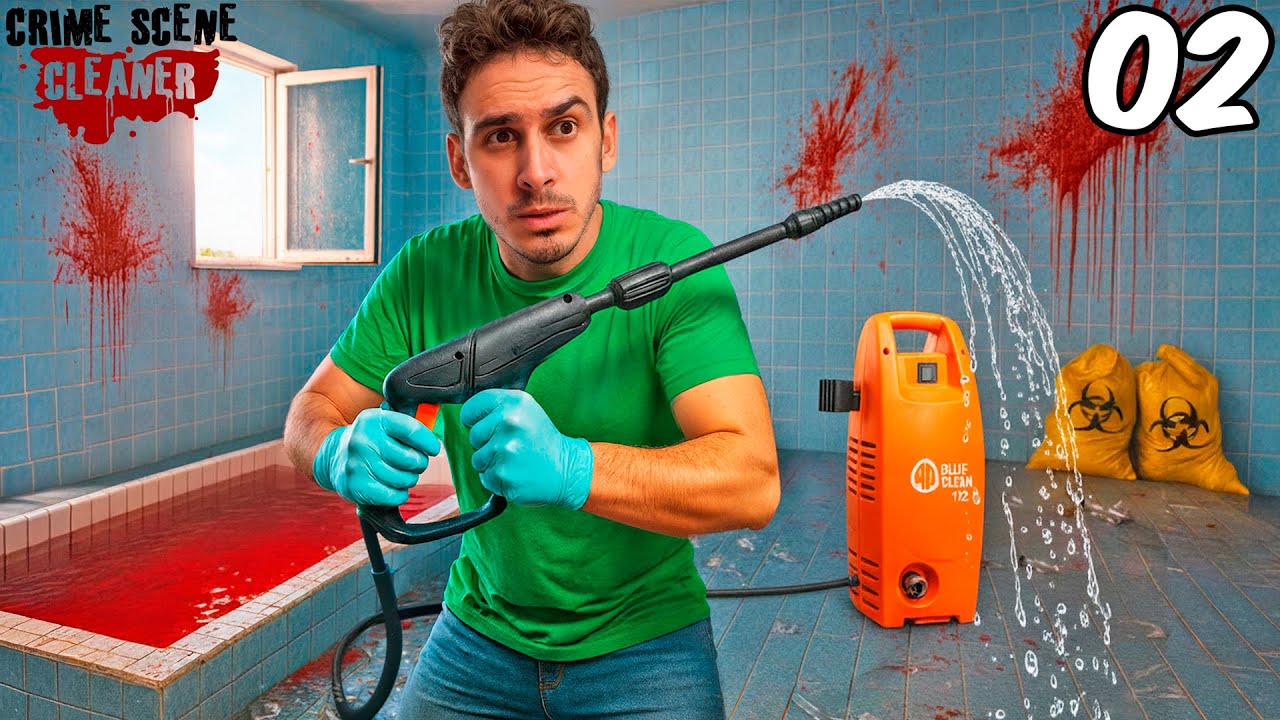 Limpio un Crimen en La Piscina de un SPA ! Crime Scene Cleaner #2