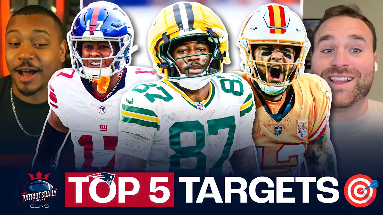 Top 5 WR TARGETS for Patriots in Free Agency | Patriots Daily