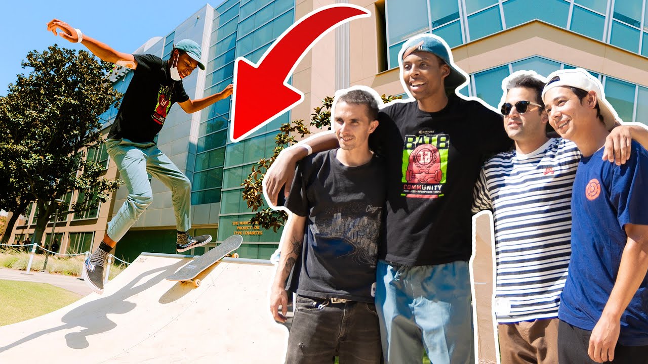 WE BUILT A SKATEPARK AT THE HOSPITAL