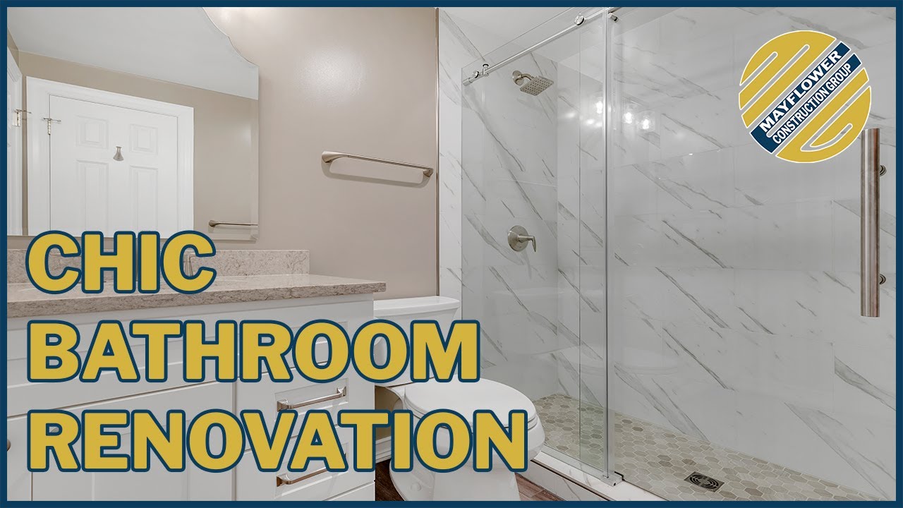 Chic Bathroom Renovation Timelapse Video