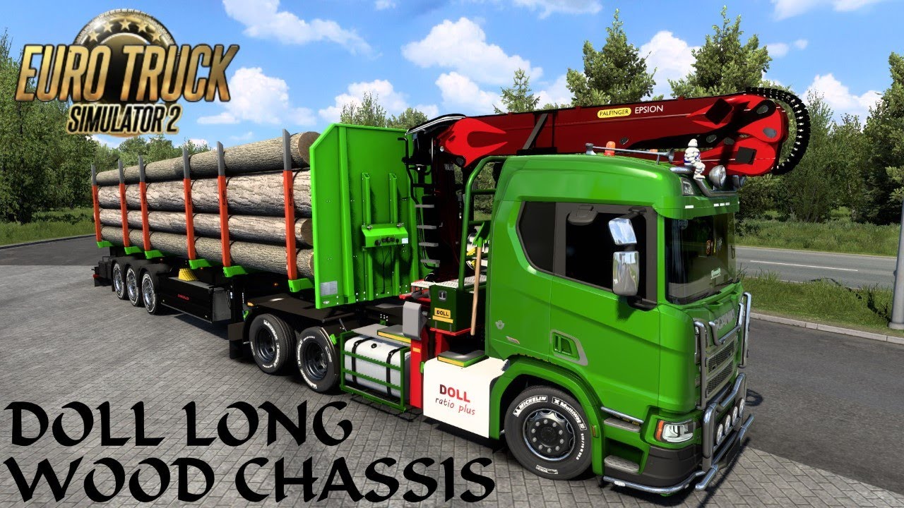 Doll Long Wood Chassis(TEKLIC)Default Scs Map\Ets2 1.43